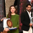 Mahira Khan Humayun Saeed Awarded Honorary Shields in Dubai