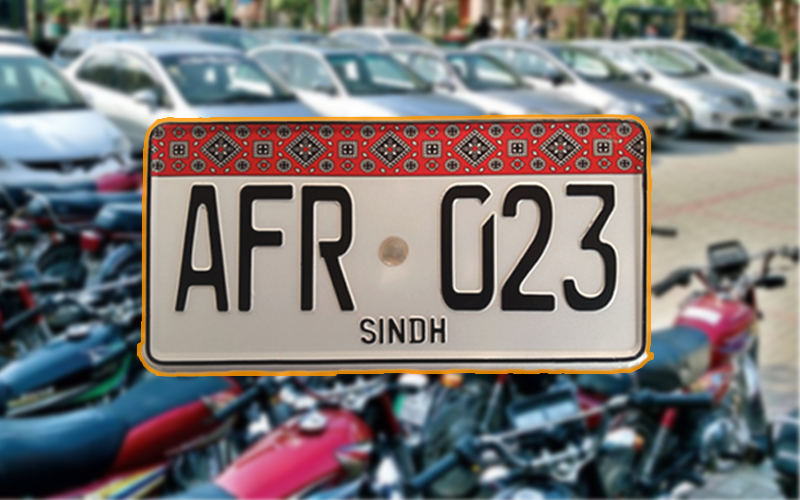 سندھ میں گاڑی اور موٹر سائیکل کی نمبر پلیٹ جدید بنانے کا مکمل طریقہ کار (2025)