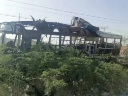 School Bus Attacked Khuzdar Area of ​​Balochistan