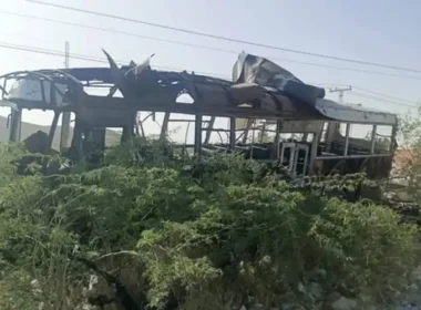 School Bus Attacked Khuzdar Area of ​​Balochistan