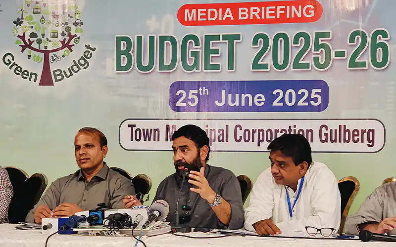 2025-26 Green Budget of Gulberg Town in Karachi