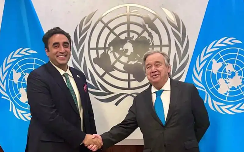 Bilawal Bhutto UN Secretary General Meeting Indus Waters Treaty