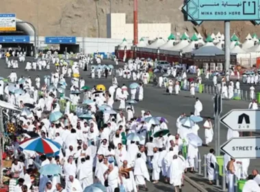 Hajj 2025 Today Pilgrims Going Mina
