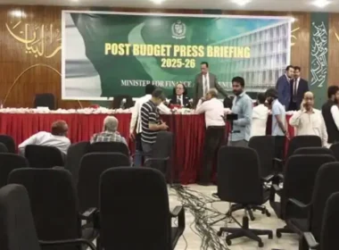 Journalists walked out post budget press conference
