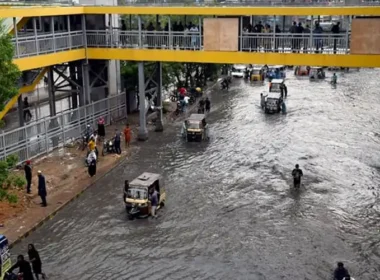 Karachi Meteorological Department released rainfall data karachi