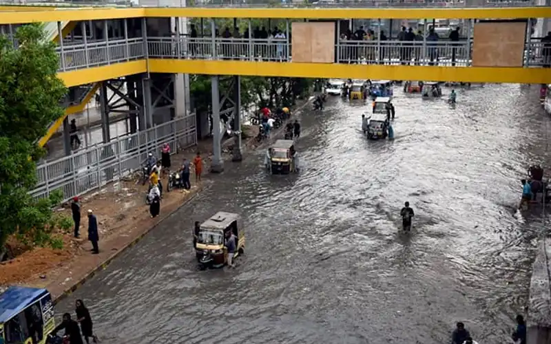 Karachi Meteorological Department released rainfall data karachi