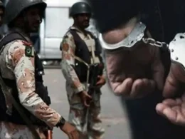 Karachi Rangers and police arrested suspect Musa Colony