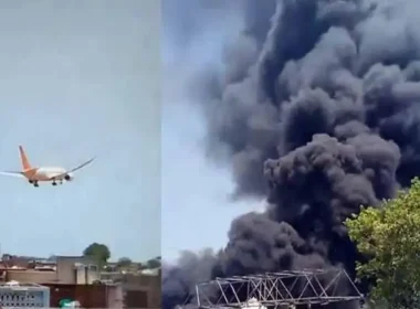 Passenger Plane Crashed Ahmedabad Airport in India