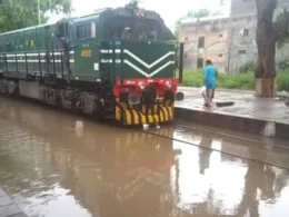 Trains from Karachi are Delayed due to Rain and bad weather