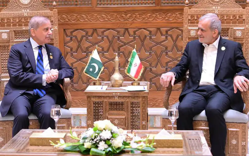 shahbaz sharif with iranian president