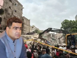 building collapse in Lyari