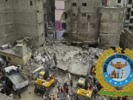 Building collapse incident physical remand SBCA officers approved