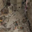 Building collapsed in Lyari process of removing debris is underway