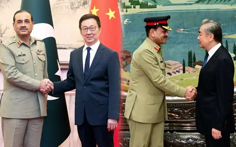 Field Marshal met political and military leadership his visit to China.