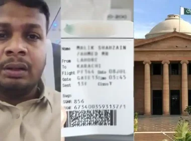 Hearing private airline against taking citizen Jeddah instead Karachi