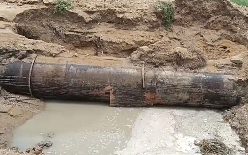 Power breakdown Dhabeji pumping station water supply affected