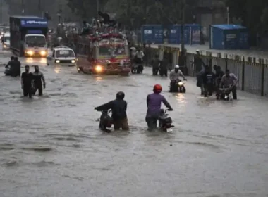 The prevailing monsoon system may engulf Karachi