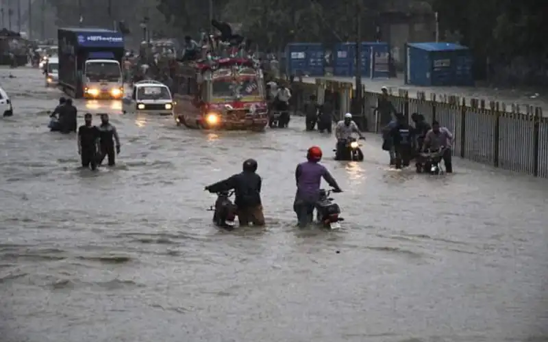The prevailing monsoon system may engulf Karachi