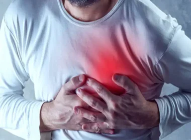 There is also a blood test that can help predict a heart attack