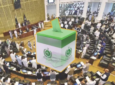 Voting for the Senate elections in Khyber Pakhtunkhwa