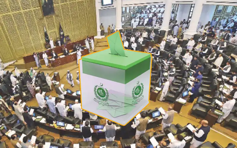 Voting for the Senate elections in Khyber Pakhtunkhwa
