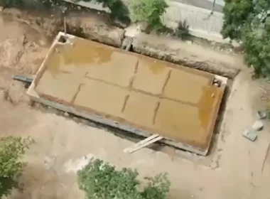 Work on tank to store rainwater completed in Karachi