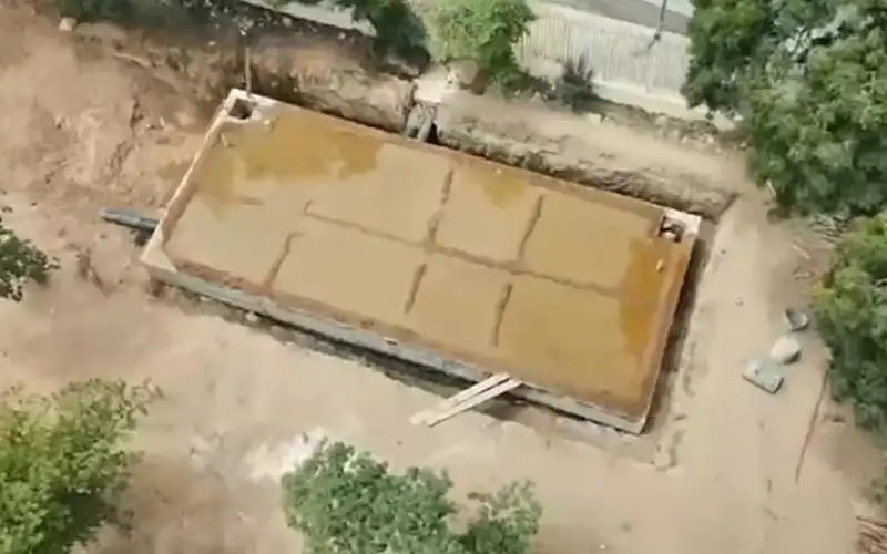 Work on tank to store rainwater completed in Karachi