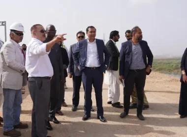 World Bank delegation visited site office of Yellow Line BRT project
