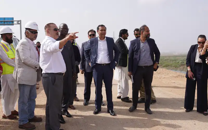 World Bank delegation visited site office of Yellow Line BRT project
