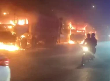 Cases registered against 80 people for setting dumpers on fire