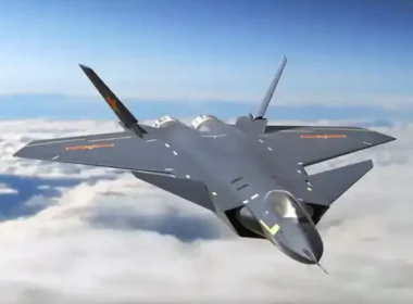 China's J-20 flew through the Tsushima Strait