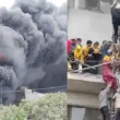 Fire breaks out at factory in Landhi industrial area of Karachi