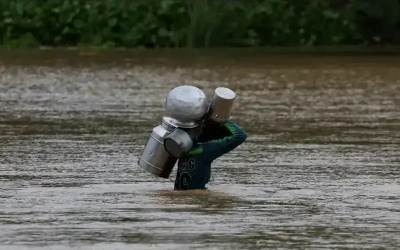 Flood situation in Sutlej River after India releases water