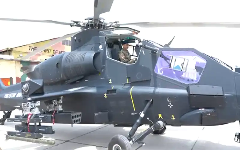 Modern Z-10ME attack helicopter joins Pakistan Army fleet