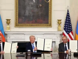 Trump announce peace agreement between Azerbaijan Armenia