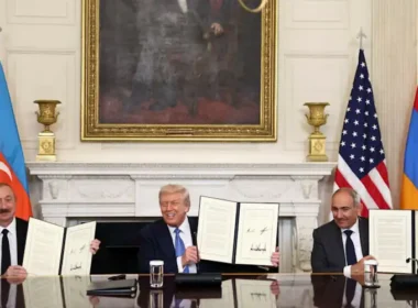Trump announce peace agreement between Azerbaijan Armenia