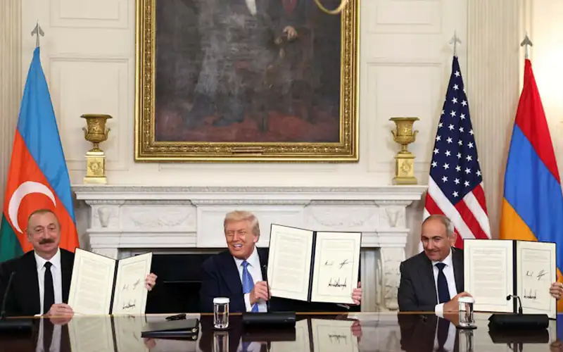 Trump announce peace agreement between Azerbaijan Armenia