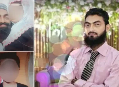 Video of father drowning in sea with his 2 children in Karachi