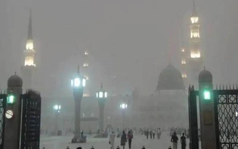 Weather pleasant due to heavy rain in Madinah