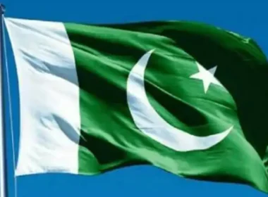 When and where was the national flag first unveiled?