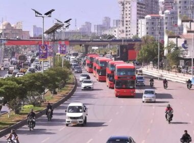 Double Decker Bus Service in Karachi