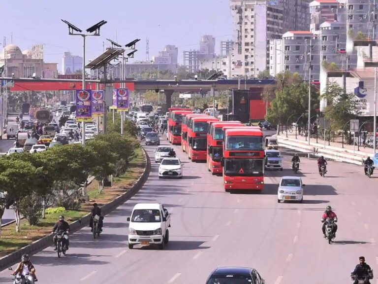 Double Decker Bus Service in Karachi