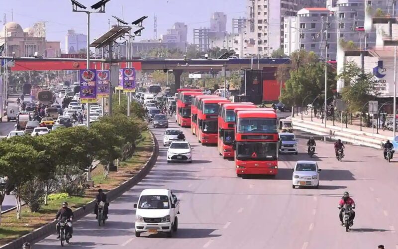Double Decker Bus Service in Karachi