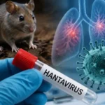 What is hantavirus and what animal does it spread from?