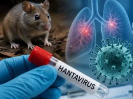 What is hantavirus and what animal does it spread from?
