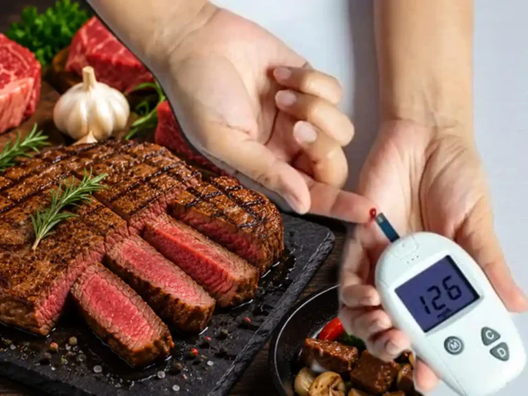 Does beef increase the risk of diabetes and high blood sugar?