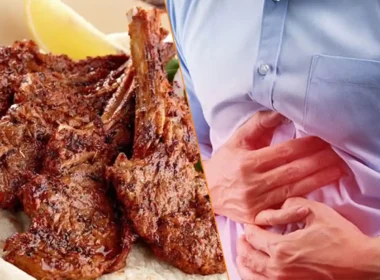 What precautions are needed when eating meat?