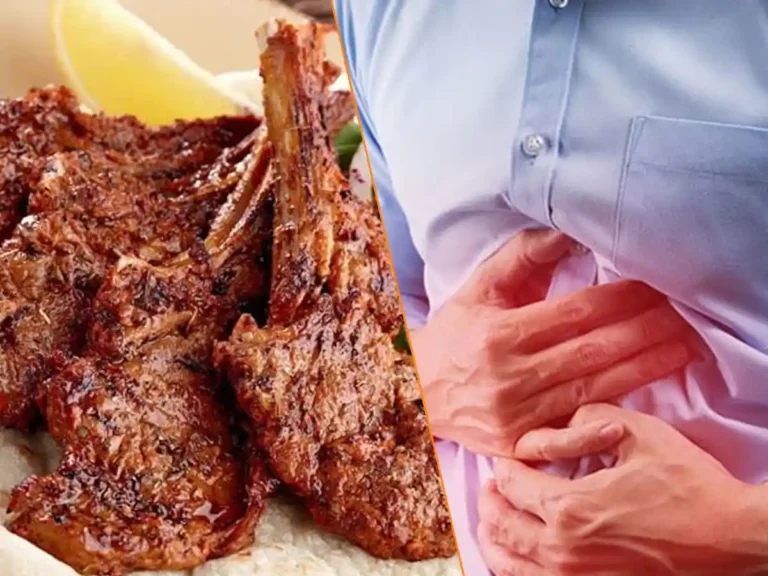 What precautions are needed when eating meat?